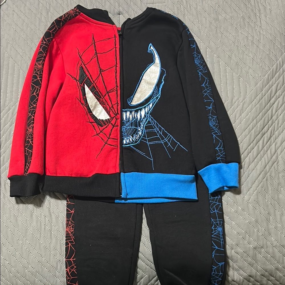 Kids Superhero Costume Set - Red and Black